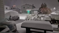 Zima hlási svoj príchod. Vo Švédsku napadlo takmer 40 centimetrov snehu