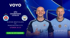 Slovan proti Manchestru City na Voyo maximum, špecialitou je prenos z mládežníckej Ligy majstrov