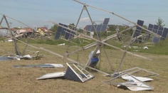 Silné búrky zasiahli aj susedné štáty. Vietor poničil solárnu elektráreň vo Vlasaticiach