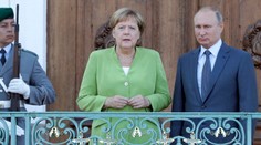 Merkelová s Putinom diskutovali o Sýrii a Ukrajine