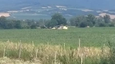 Pri Trenčíne preťal vrtuľník drôty vysokého napätia. Nasledovalo núdzové pristátie