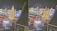 VIDEO: Tragédia na vianočných trhoch v Belgicku. Na ľudí sa zrútil obrovský vianočný strom, hlásia jednu obeť