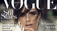 Po "ocikaných" nohaviciach opäť ako dáma. Krásna Victoria Beckham v magazíne