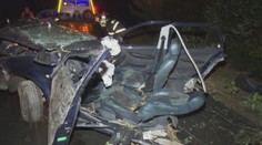 Hrozivá nehoda pri Veľkom Krtíši: Takto zničené auto prekvapilo aj hasičov