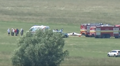 Nehoda na Záhorí: V Holíči sa zrútil vetroň, zasahoval aj záchranársky vrtuľník