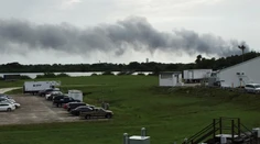 Neúspešná skúška štartu vesmírnej rakety. Komplexom otriaslo niekoľko výbuchov