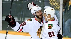 Marián Hossa exceluje, tretí raz po sebe dal 2 góly