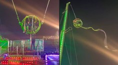 VIDEO: Hrozivá nehoda na kolotočoch v Londýne. Klietku s ľuďmi po odtrhnutí lana vymrštilo do konštrukcie