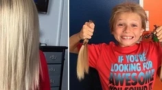 Chlapec vyzeral ako dievča, aby pomohol deťom s rakovinou