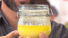 Nakladaný hermelín a feta repkovo-reďkvovom oleji