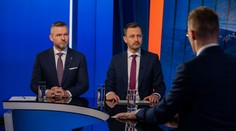 Prvý diskusný duel premiéra Hegera a expremiéra Pellegriniho v nedeľnom Na telo prevalcoval konkurenciu