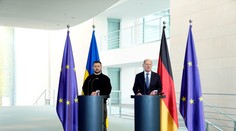 Zelenskyj v Berlíne: Na Rusko nikdy nezaútočíme, oslobodíme iba naše obsadené územia