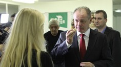 Kiska podporil poškodenú firmu, ochutnal aj cícerovú nátierku