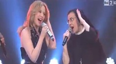 Sestra Cristina z talianskeho Hlasu si zaspievala s Kylie Minogue