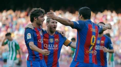 Barcelona vyrovnala gólový rekord Ligy majstrov, Messi legendárneho Eusébia