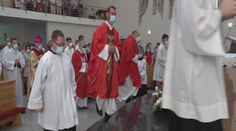 Prvá hromadná akcia v Trenčíne. Konala sa v kostole