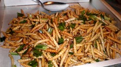 Predstavte si, že by ste na Štedrý deň nejedli ryby, ale húsenice