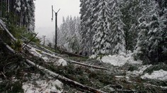 Na západnom Slovensku je bez elektriny 7000 zákazníkov