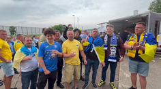 VIDEO: V Nemecku nechýbajú ani priaznivci Ukrajiny. Takto sú pripravení na zápas so Slovenskom