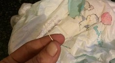 Hrôza: Mamička našla ihlu v detskej plienke