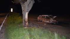 Tragická nehoda pri Trnave. Muž (†38) po náraze do stromu uhorel v aute