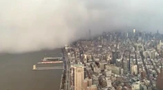 Časozberné videá: Fantastické zábery snehovej búrky nad New Yorkom