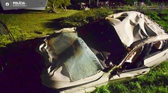 GALÉRIA: Iba 20-ročný vodič na BMW vo vysokej rýchlosti zrazil a usmrtil v obci Zemplínske Kopčany chlapca s dievčaťom