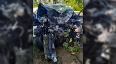 Záhadná smrť vodiča na východe Slovenska. Horiace auto našli v priekope okoloidúci