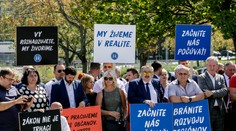 Zástupcovia samospráv opäť protestovali: Niektoré obce hlásia existenčné problémy