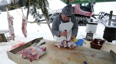 FOTO: Tradícia, ktorá bola symbolom vidieku. Predvianočná dedinská zabíjačka