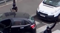 Nové dramatické video z útoku teroristov v Paríži: Prestrelka