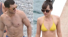 Hviezdy 50 Shades of Grey na pláži: Sexy telo v miniatúrnych bikinách