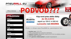 Podvodný e-shop s pneumatikami len za týždeň vylákal od ľudí desaťtisíce eur