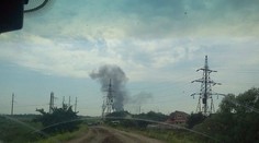 Proruskí vzbúrenci zostrelili ukrajinskú helikoptéru. Zachytili to na video