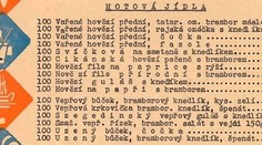 Jedálny lístok z roku 1965 je prekvapivý. Ale inak, ako by ste asi čakali