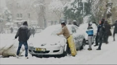 V Jeruzaleme sa tešia zo snehovej nádielky