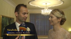 Exkluzívne zábery zo svadby prezidentovho syna Andreja Kisku ml.