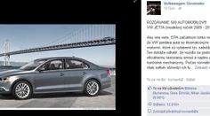 Volkswagen na Facebooku rozdáva 500 áut. Ide o podvod!