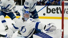 Frajer na záver: Brankár Tampy Bay privádzal hráčov súpera do zúfalstva. Predviedol skvelé zákroky