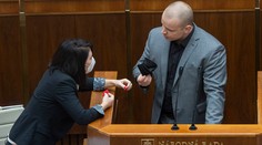 Mazureka vykázali z rokovacej sály, vymeniť si štít za respirátor odmietol aj Fico