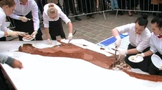 Prešovčania vytvorili rekord. Pozrite si 85-kilogramovú tortu