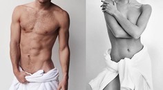 FOTOGALÉRIA: Hviezdy sa fotia len v uteráčikoch, ktoré ich ledva zakryjú
