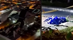 VIDEO: Base jumper sa zabil skokom z 29. poschodia. Kamarát nakrútil jeho smrť