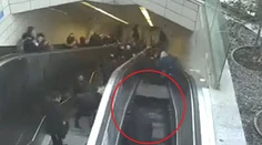 Pokazený eskalátor sa zrazu rozbehol, jedného muža doslova pohltil