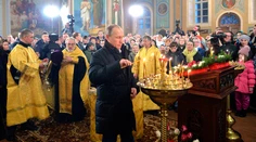 Putin pri príležitosti pravoslávnych Vianoc pozdravil krajanov