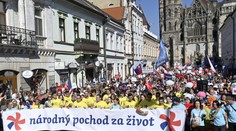 Na Národnom pochode za život sa zúčastnilo 40-tisíc ľudí. Účastníkov pozdravil aj pápež František