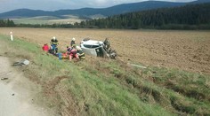 Vážna dopravná nehoda pri Námestove. Pri zrážke dvoch vozidiel sa zranilo 7 ľudí