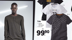 Toto je vyjadrenie černošského modela z letáku Lidla