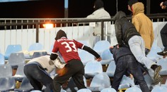 Viedenských policajtov poriadne zamestnali trnavskí fanúšikovia