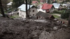V Ružomberku sa zosunul svah priamo do záhrady